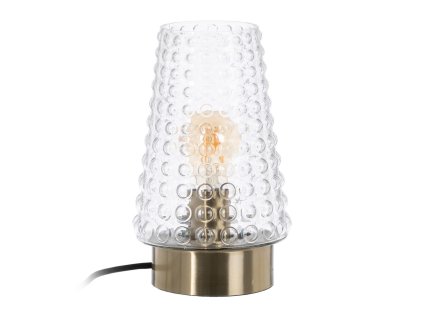 2772695 6 stolna lampa sklo kov 17 x 17 x 26 cm