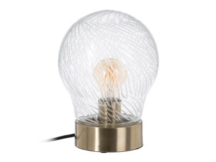 2772707 6 stolna lampa sklo kov 18 x 18 x 25 cm