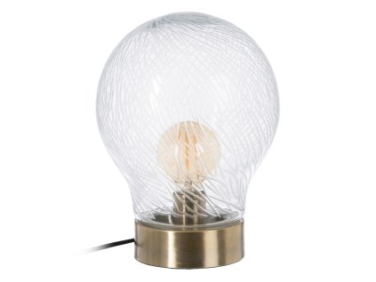 2772710 6 stolna lampa sklo kov 23 x 23 x 30 cm