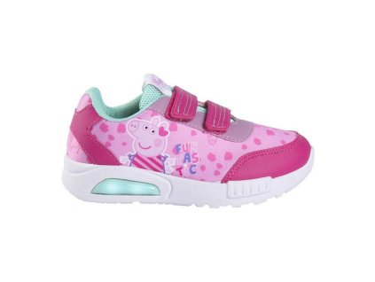 Dětské svítící tenisky Peppa Pig LED Růžová (Veľkosť nohy 28)