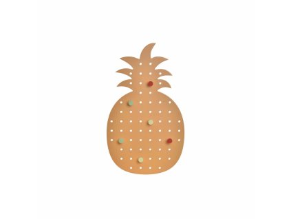 2807470 detsky dreveny nastenny vesiak dkd home decor ananas oranzovy 21 5 x 1 x 37 5 cm