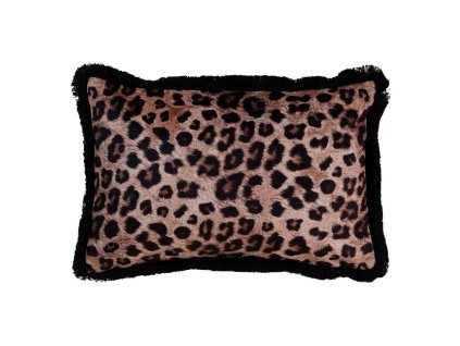 2815729 dekoracny vankus leopard zamat gastanova 45 x 30 cm