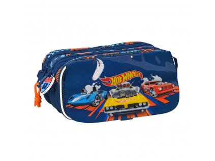 2826709 4 trojity peracnik s prednym vreckom hot wheels speed club oranzova namornicka modra 21 5 x 10 x 8 cm