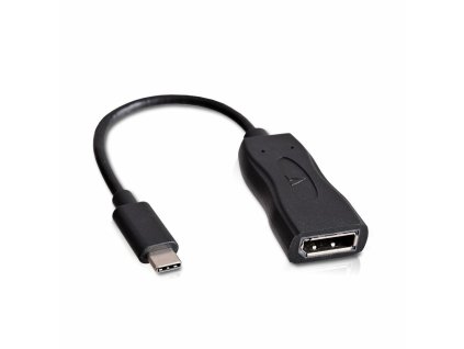 2827243 1 redukcia usb c male na displayport female v7 v7ucdp blk 1e cierna