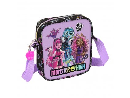 2833036 3 taska cez rameno monster high creep cierna 16 x 18 x 4 cm