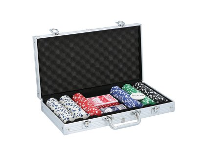 2837140 7 pokerovy set kufrik aluminium 300 ks