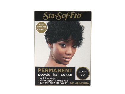2845012 2 trvala farba na vlasy sta soft fro powder hair color black 8 g
