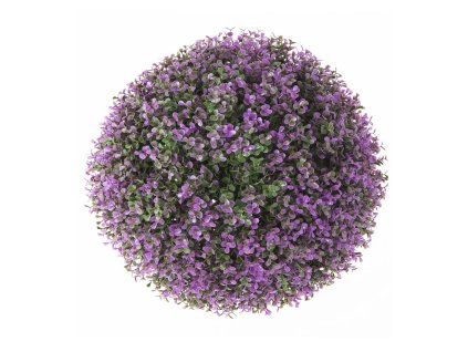 2863321 dekorativna umela rastlina lopta levandula 30 x 30 x 30 cm