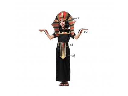 Dětský kostým Egypťanka Polyester Vícebarevná (Velikost 3–4 roky)