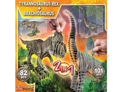 2884139 1 3d puzzle educa 2 v 1 tyrannosaurus rex brachiosaurus 82 101 dielov