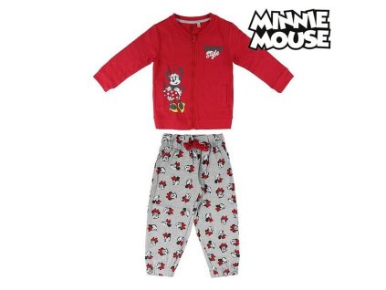 Dětská tepláková souprava Minnie Mouse 74789 Červená (Velikost 5 let)