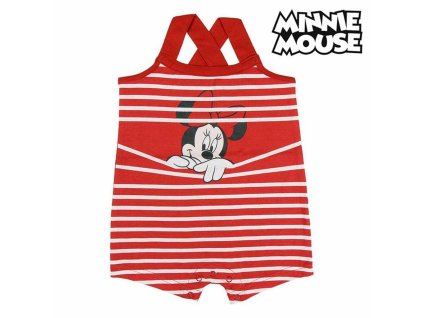 Dětské body bez rukávů Minnie Mouse Červená (Velikost 18 měsíců)