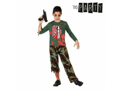 Kostým pro děti Zombie voják (2 ks) (Velikost 3–4 roky)