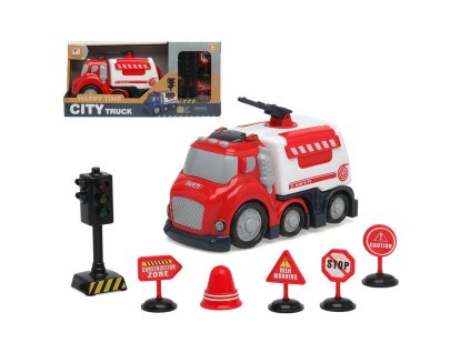 2919084 detske nakladne auto s doplnkami happy time city fire truck