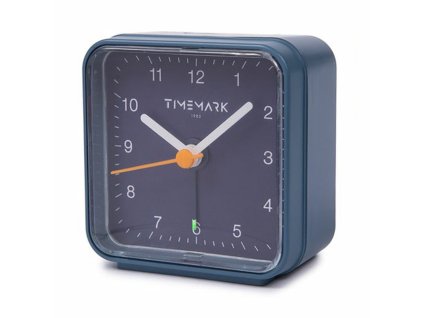 2919266 budik timemark modra 6 5 x 6 5 x 3 5 cm