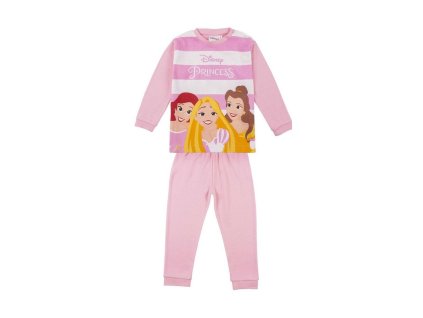Dětské pyžamo Princesses Disney Bavlna Růžová (Velikost 24 měsíců)