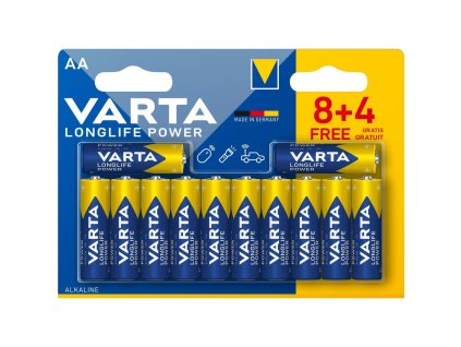 2930767 2 alkalicke baterie varta longlife power aa 1 5 v 12 ks