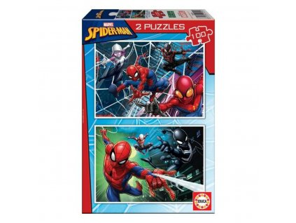 2937521 puzzle educa spiderman 2 ks 100 dielov