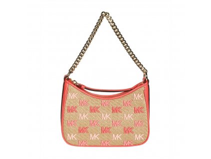 2939210 3 damska kabelka michael kors 32t2gt9c1i dahlia multi raffia ruzova 20 x 14 x 7 cm