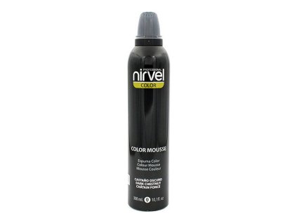 2942189 farebna pena na vytvorenie objemu color mousse nirvel tmavo hnedy 300 ml