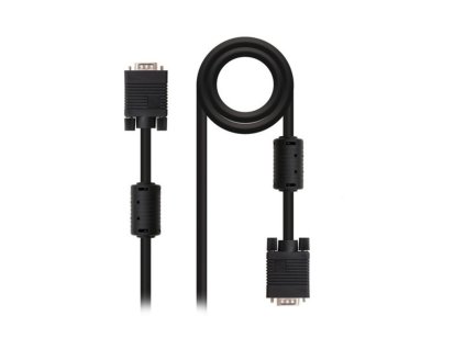 VGA kabel NANOCABLE 10.15.01 Černá (Rozměr 10 m)