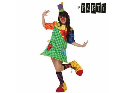 Kostým pro dospělé Žena klaun XS / S (Velikost XS/S)