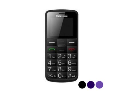 Tlačítkový mobilní telefon Panasonic Corp. KX-TU110EX 1,77" TFT Bluetooth LED (Barva Černá)