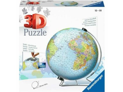 2949455 3d puzzle ravensburger globus single color globe unique 540 dielov