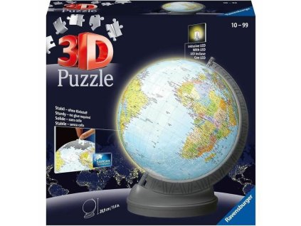 2952977 6 3d puzzle ravensburger 11549 globus svetly