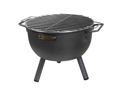 2954723 stolny gril barbeque imex el zorro charcoal okruhly cierna 30 x 28 cm