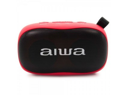 2956130 bluetooth reproduktor aiwa bs110rd 10 w prenosny cervena