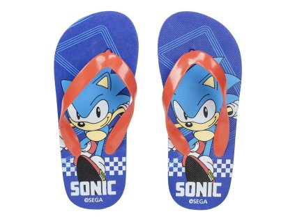 Dětské žabky Sonic Sega Modrá (Velikost nohy 34-35)