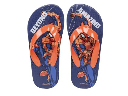 Dětské žabky Spider-Man Tmavě modrá (Velikost nohy 26-27)