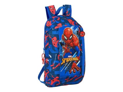 2961188 detsky lezerny batoh spiderman great power cervena modra 22 x 39 x 10 cm