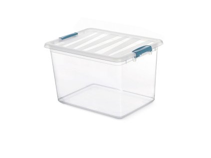 2963084 viacucelovy ulozny box s vrchnakom domopak living katla polypropylen transparentna 39 x 29 x 25 5 cm 20 l