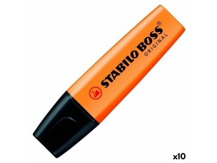 2963105 zvyraznovace stabilo boss oranzova 10 ks