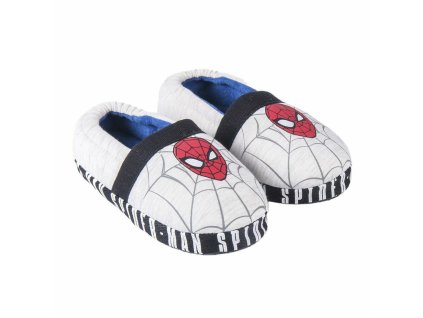 Dětské domácí bačkůrky Spiderman Světle šedá (Velikost nohy 28-29)