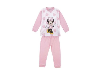 Dětské pyžamo Minnie Mouse Bavlna Světle růžová (Velikost 18 měsíců)