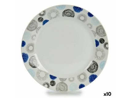 2964938 sada dezertnych tanierov porcelan kruhy viacfarebna 19 x 19 x 2 cm 10 ks