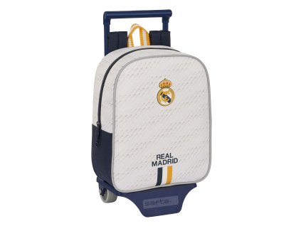 2965121 detsky batoh na kolieskach real madrid c f biela 22 x 27 x 10 cm