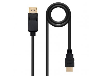 Adaptér DisplayPort na HDMI NANOCABLE 10.15.430 Černá (Rozměr 2 m)