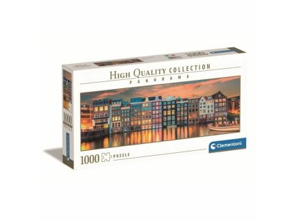 2973309 puzzle clementoni panorama amsterdam 1000 dielov 98 x 33 cm