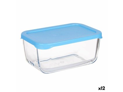 2973192 sada doz na potraviny snow box sklo polyetylen transparentna modra 16 3 x 7 4 x 11 4 cm 790 ml 12 ks