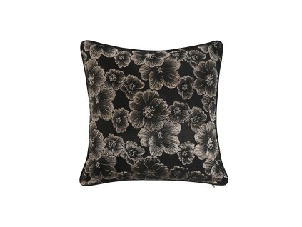 2977341 dekoracny vankus home esprit glamour polyester cierna zlata 45 x 15 x 45 cm