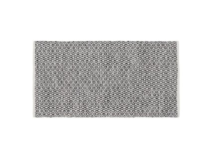 2977185 koberec rucne vyrobeny siva 70 bavlna 30 polyester 80 x 150 cm