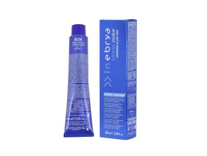 2976897 trvala farba na vlasy inebrya bionic color n 8 34 light blonde golden copper 100 ml