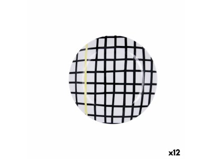 2980317 sada dezertnych tanierov bidasoa zigzag keramicky viacfarebna 19 cm 12 ks