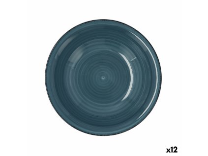 2980032 sada hlbokych tanierov quid vita keramicky modra 21 5 cm 12 ks