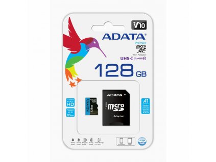 2981451 pamatova karta micro sdxc s adapterom adata class10 128 gb