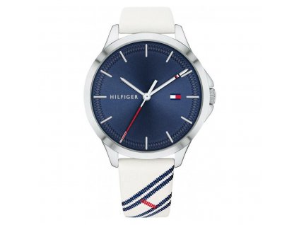 2982429 damske hodinky tommy hilfiger 1782089 strieborna modra biela 38 mm